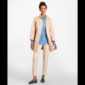 BROOKS BROTHERS Water Repellent Twill Swing Coat Sz 4/6